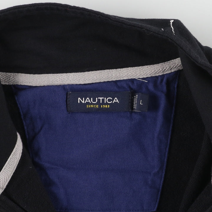 NAUTICA Half Zip Long T-Shirt, Men's L /eaa453578