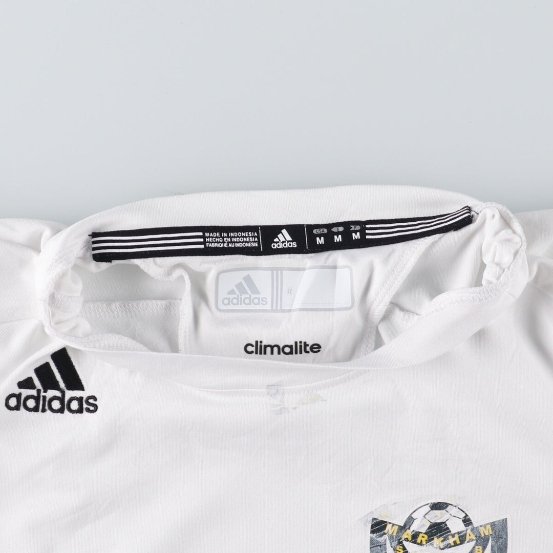 Adidas CLIMALITE V-neck soccer uniform game shirt men's M /eaa453599