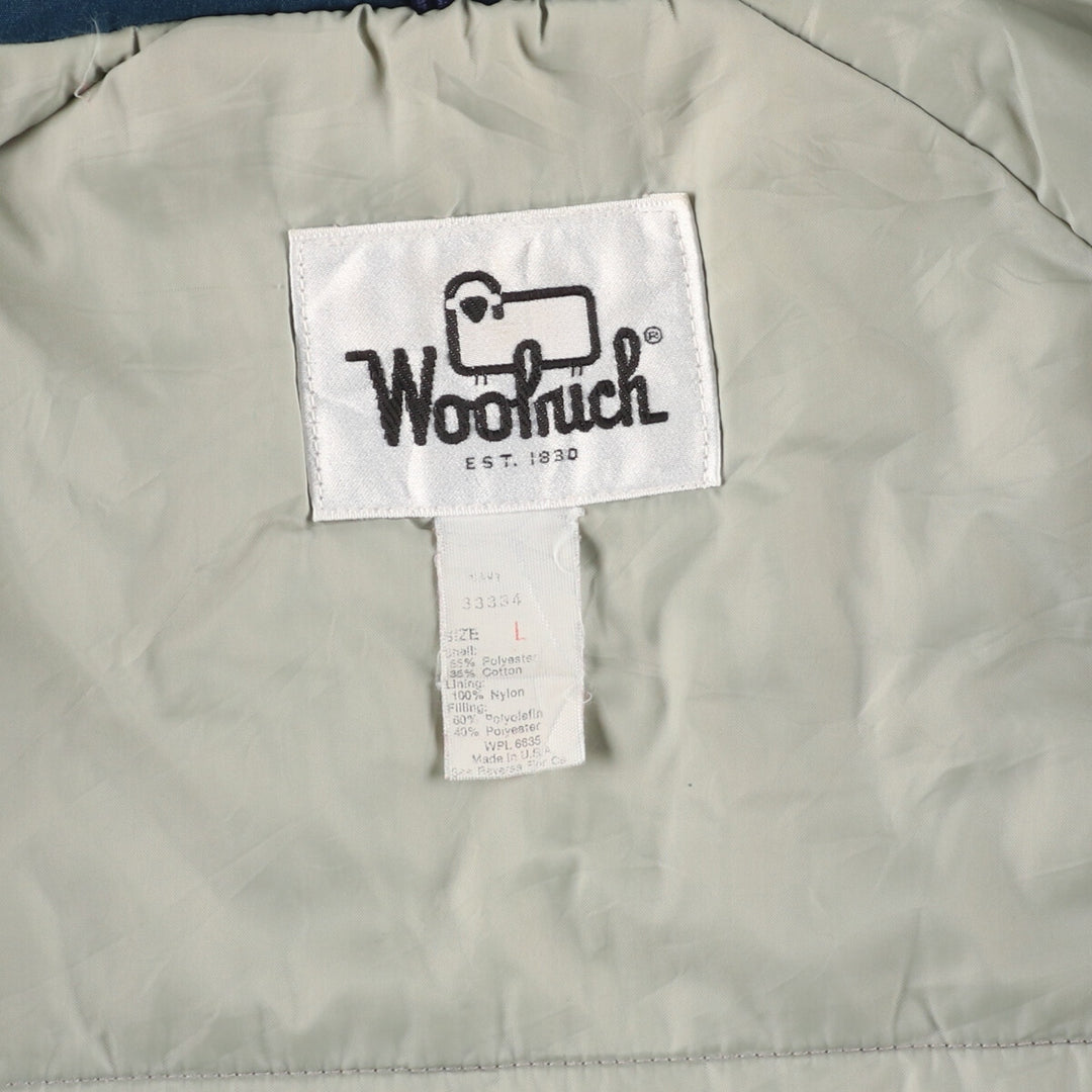 70'S Woolrich padded mountain jacket, shell jacket, puffer jacket, made in USA, men's size L, vintage /eaa453604