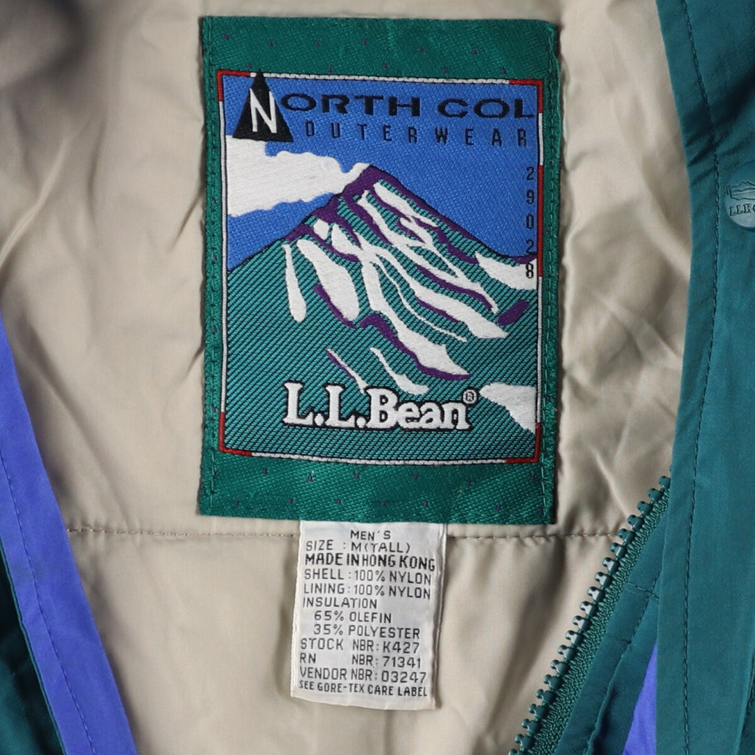 90'S L.L.Bean North Col padded mountain jacket, shell jacket, puffer jacket, men's M size / eaa453607