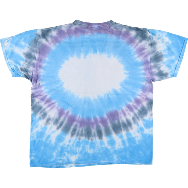 DEF LEPPARD Tie-dye Pattern Band T-shirt, Men's L /eaa453625