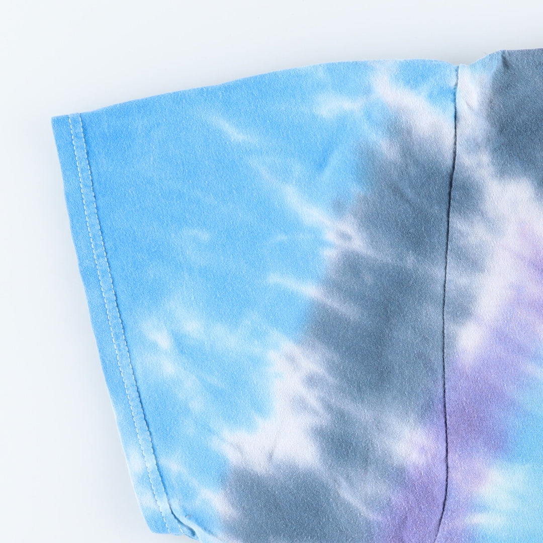 DEF LEPPARD Tie-dye Pattern Band T-shirt, Men's L /eaa453625