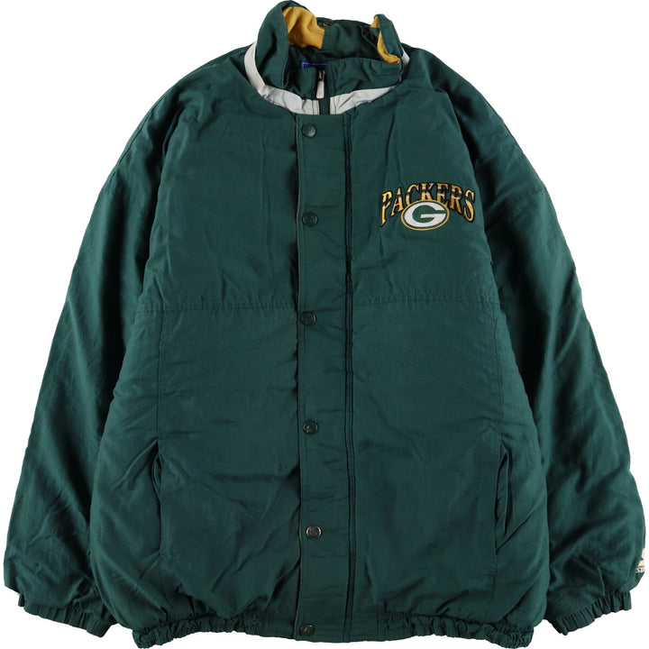 90'S Starter NFL Green Bay Packers padded puffer jacket, men's XL equivalent, vintage /eaa453640