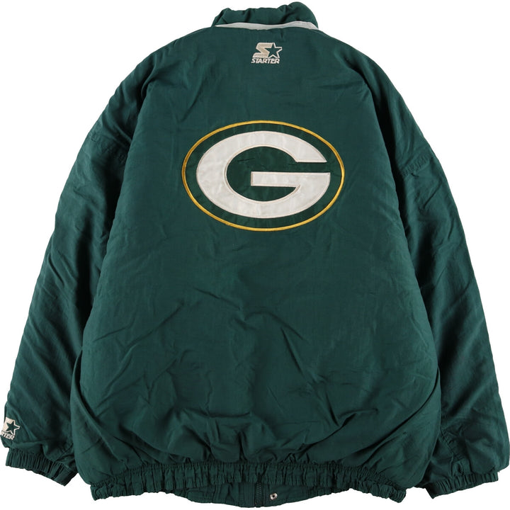 90'S Starter NFL Green Bay Packers padded puffer jacket, men's XL equivalent, vintage /eaa453640