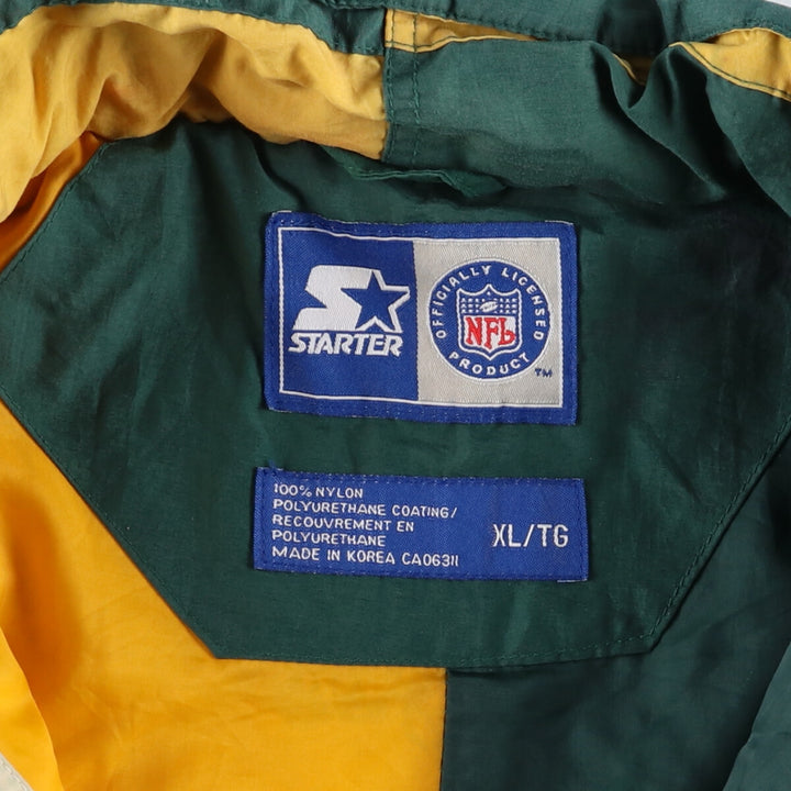 90'S Starter NFL Green Bay Packers padded puffer jacket, men's XL equivalent, vintage /eaa453640