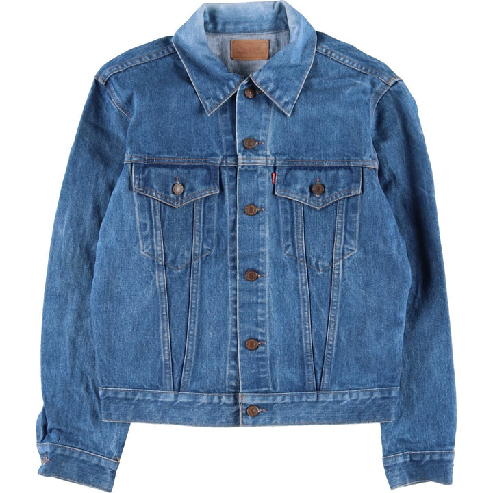 70s~80'S Levi's 75506-0217 denim jacket, denim jacket, men's size M, vintage / eaa453665