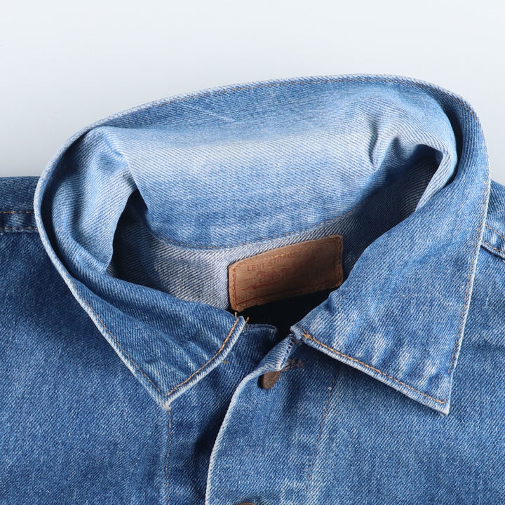 70s~80'S Levi's 75506-0217 denim jacket, denim jacket, men's size M, vintage / eaa453665