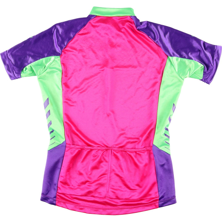 DESCENTE Half-Zip Short-Sleeve Cycling Shirt Women's M /eaa453732