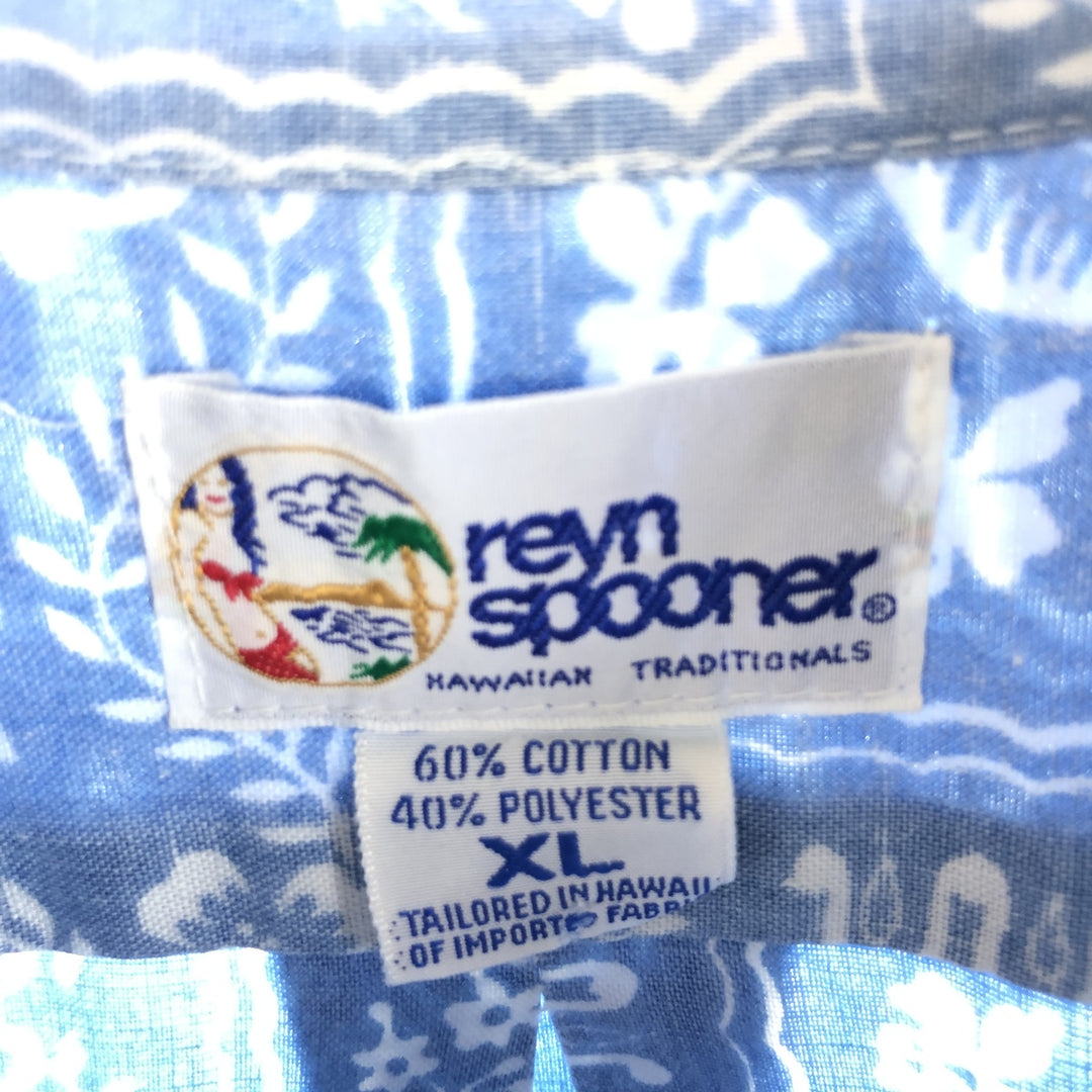 90'S Reyn Spooner REYNSPOONER Swimsuit Tag Bikini Tag All-Over Print Hawaiian Aloha Shirt Men's XL Vintage /eaa453758