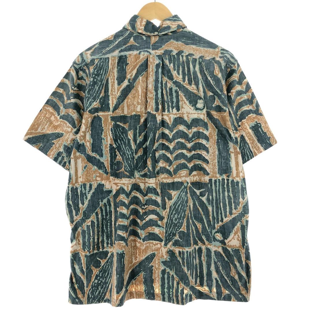 Reyn Spooner ALFRED SHAHEEN All-over Print Pullover Button-Down Hawaiian Aloha Shirt Men's L /eaa453771