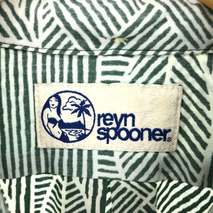 Reyn Spooner Swimsuit Tag Bikini Tag All-Over Print Pullover Button-Down Hawaiian Aloha Shirt Men's XL /eaa453775