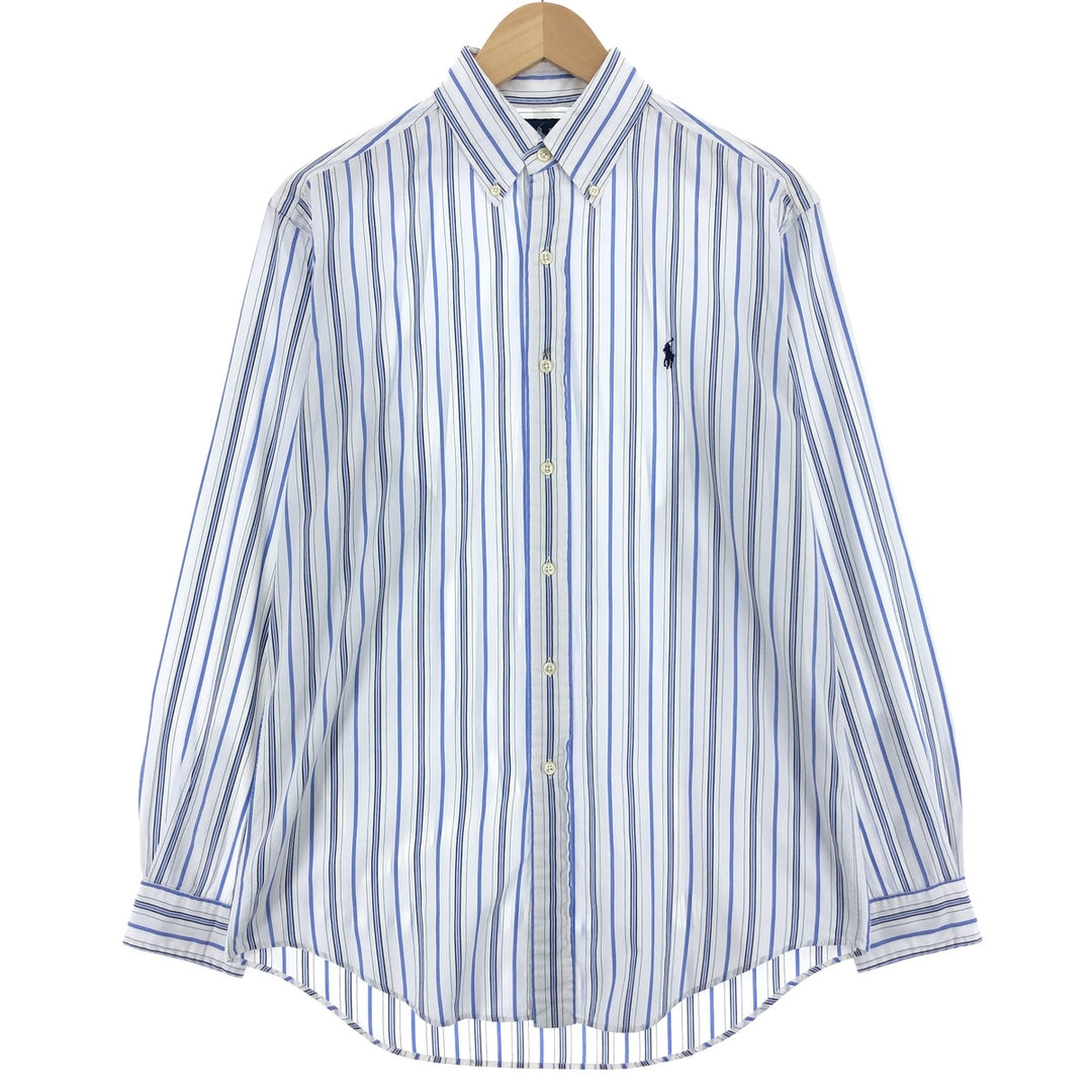 Ralph Lauren YARMOUTH Long Sleeve Button Down Striped Shirt Men's L /eaa453843
