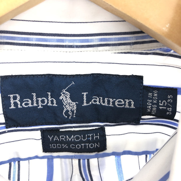 Ralph Lauren YARMOUTH Long Sleeve Button Down Striped Shirt Men's L /eaa453843