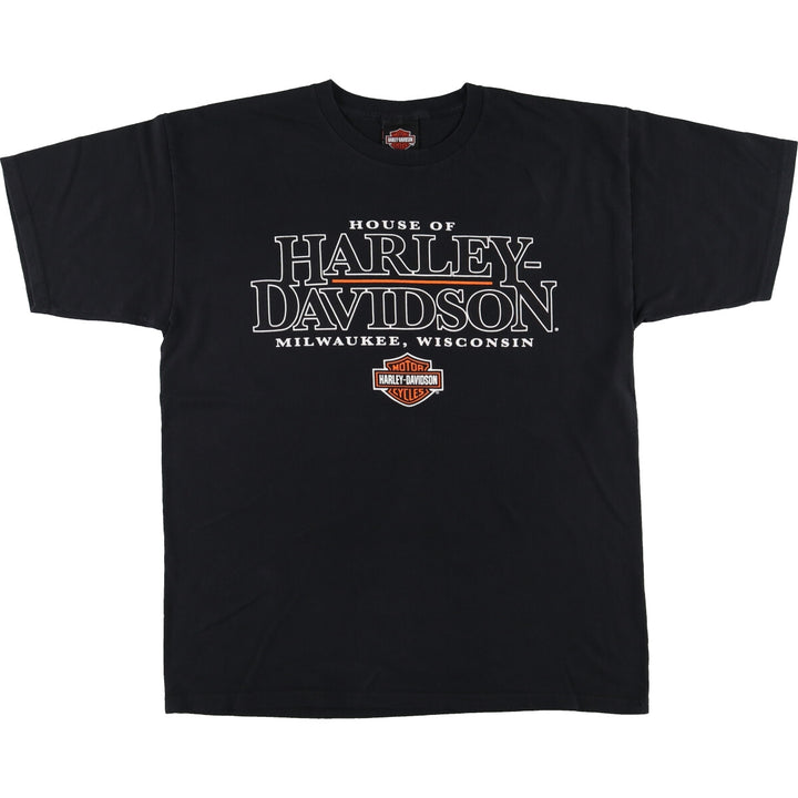 Harley-Davidson Motorcycle Bike T-shirt Men's L /eaa453992