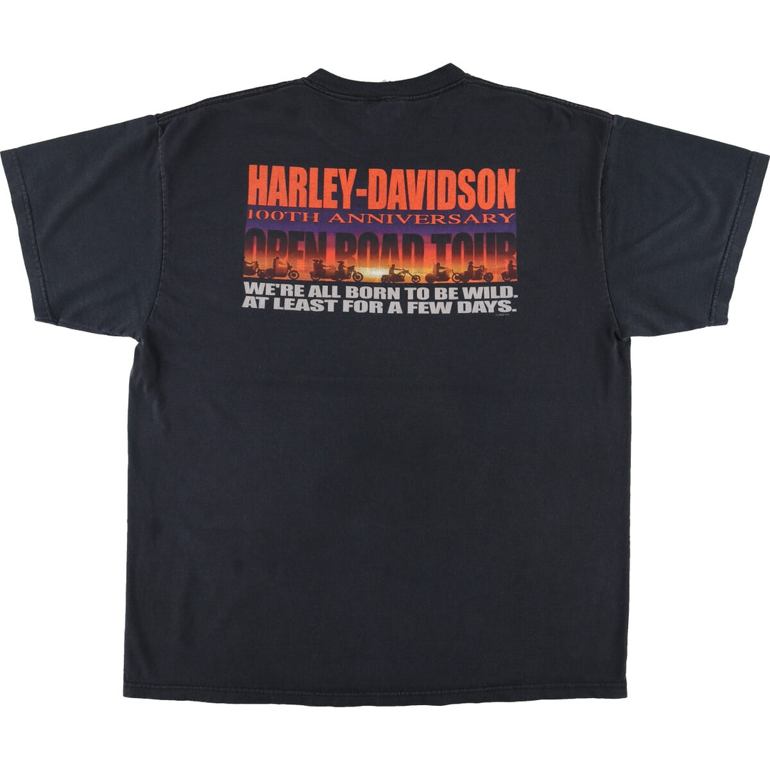 00'S Harley-Davidson Motorcycle Bike T-shirt Men's XL /eaa453998