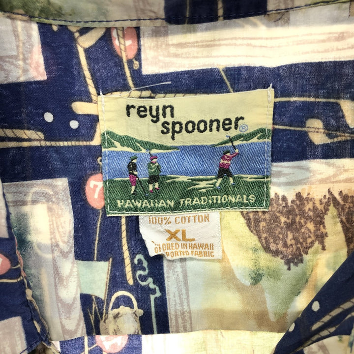 90'S Reyn Spooner all-over print Hawaiian aloha shirt, made in Hawaii, men's XL, vintage /eaa454006