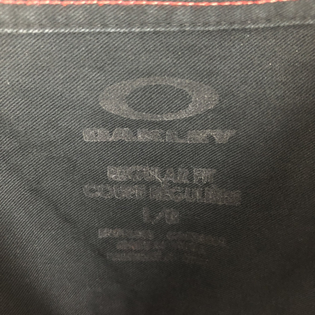 Oakley OAKLEY Long Sleeve Polycotton Shirt Men's L /eaa454029
