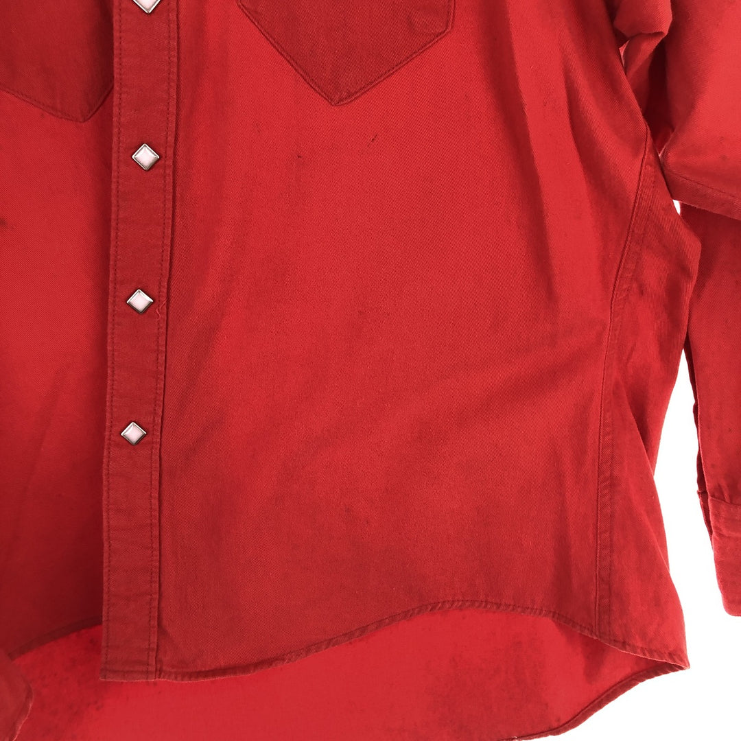 80'S Rockmount Ranch Wear Long Sleeve Western Shirt Made in USA Men's L Vintage /eaa454038