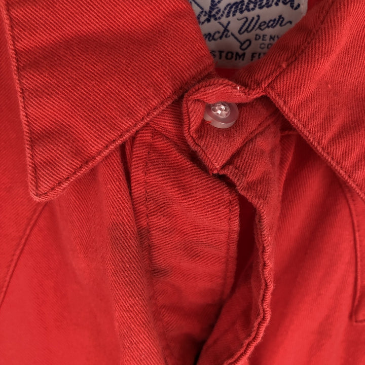 80'S Rockmount Ranch Wear Long Sleeve Western Shirt Made in USA Men's L Vintage /eaa454038