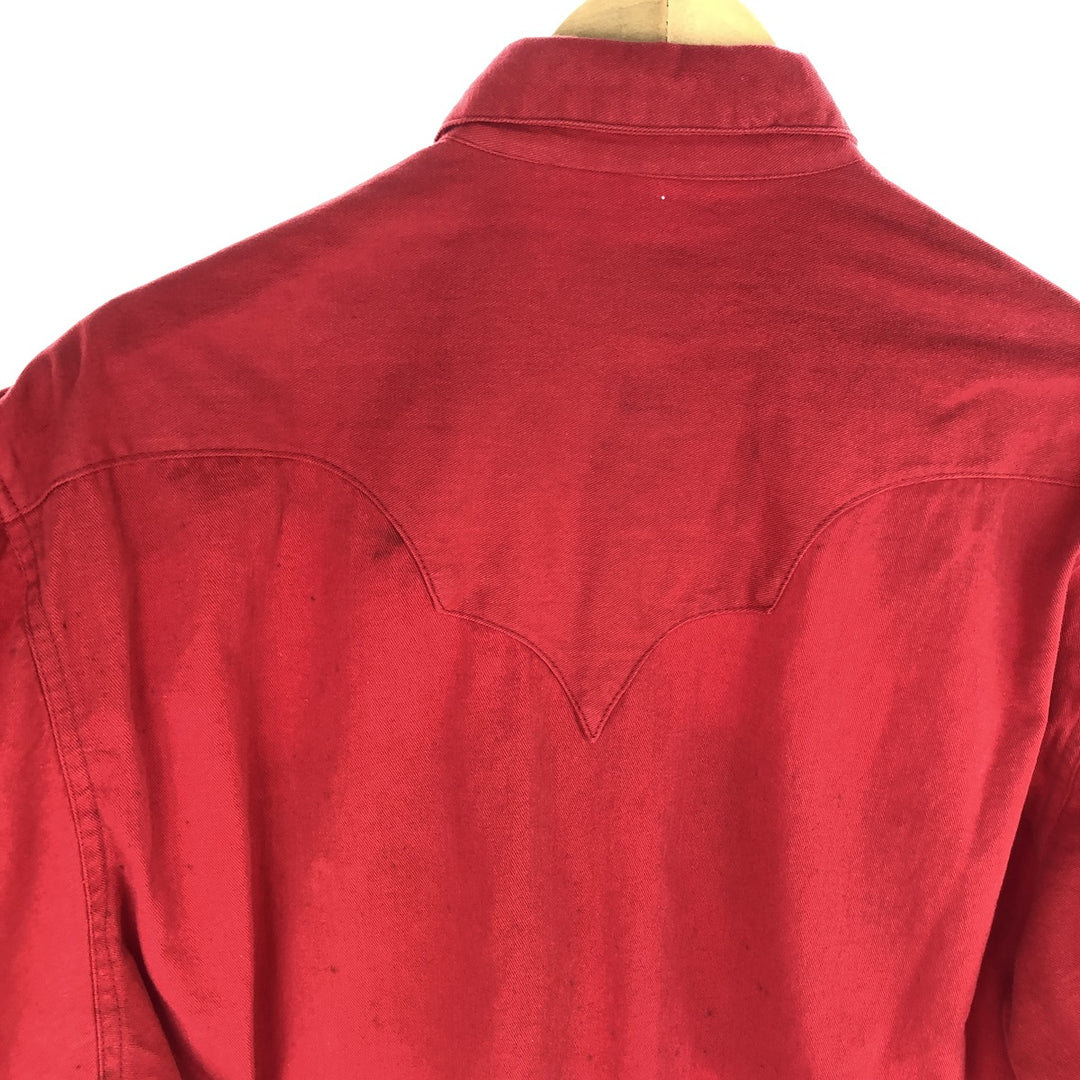 80'S Rockmount Ranch Wear Long Sleeve Western Shirt Made in USA Men's L Vintage /eaa454038