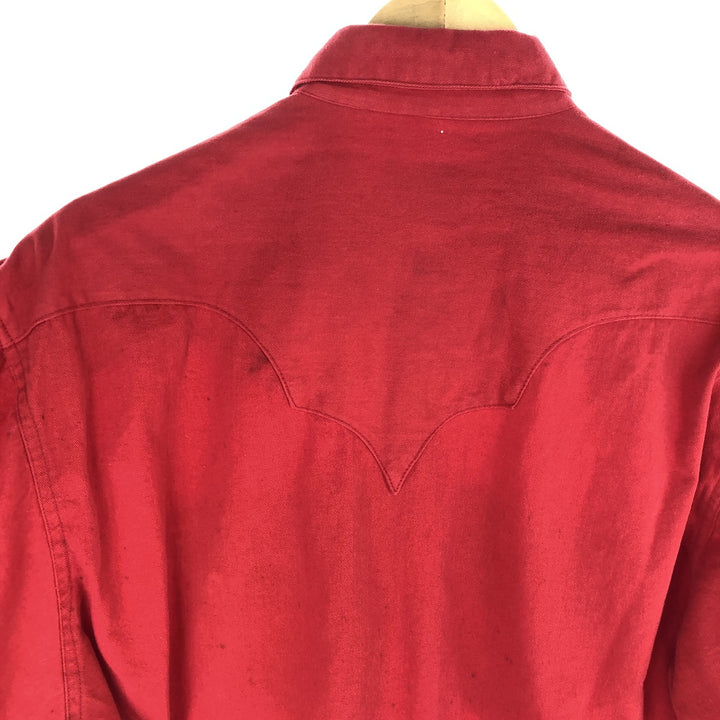 80'S Rockmount Ranch Wear Long Sleeve Western Shirt Made in USA Men's L Vintage /eaa454038