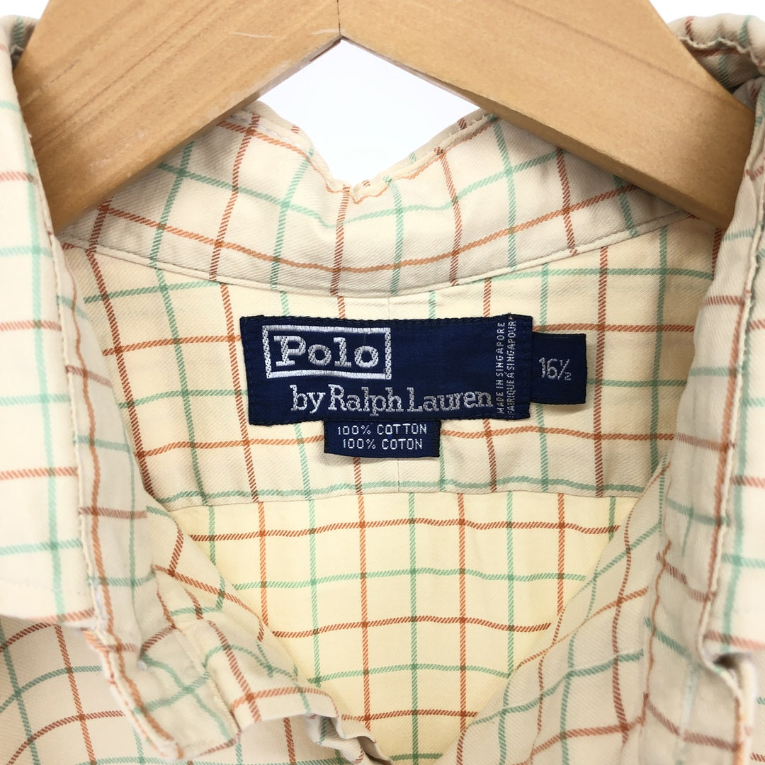 Ralph Lauren POLO by Ralph Lauren Long Sleeve Check Shirt Men's XL /eaa454043