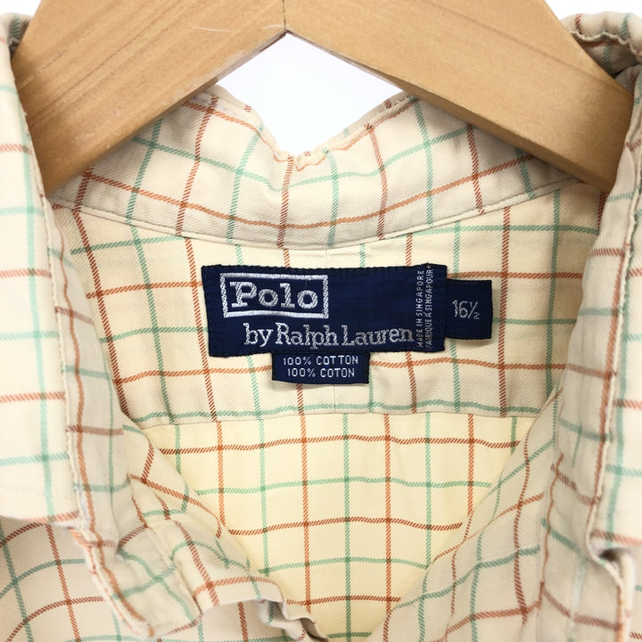 Ralph Lauren POLO by Ralph Lauren Long Sleeve Check Shirt Men's XL /eaa454043
