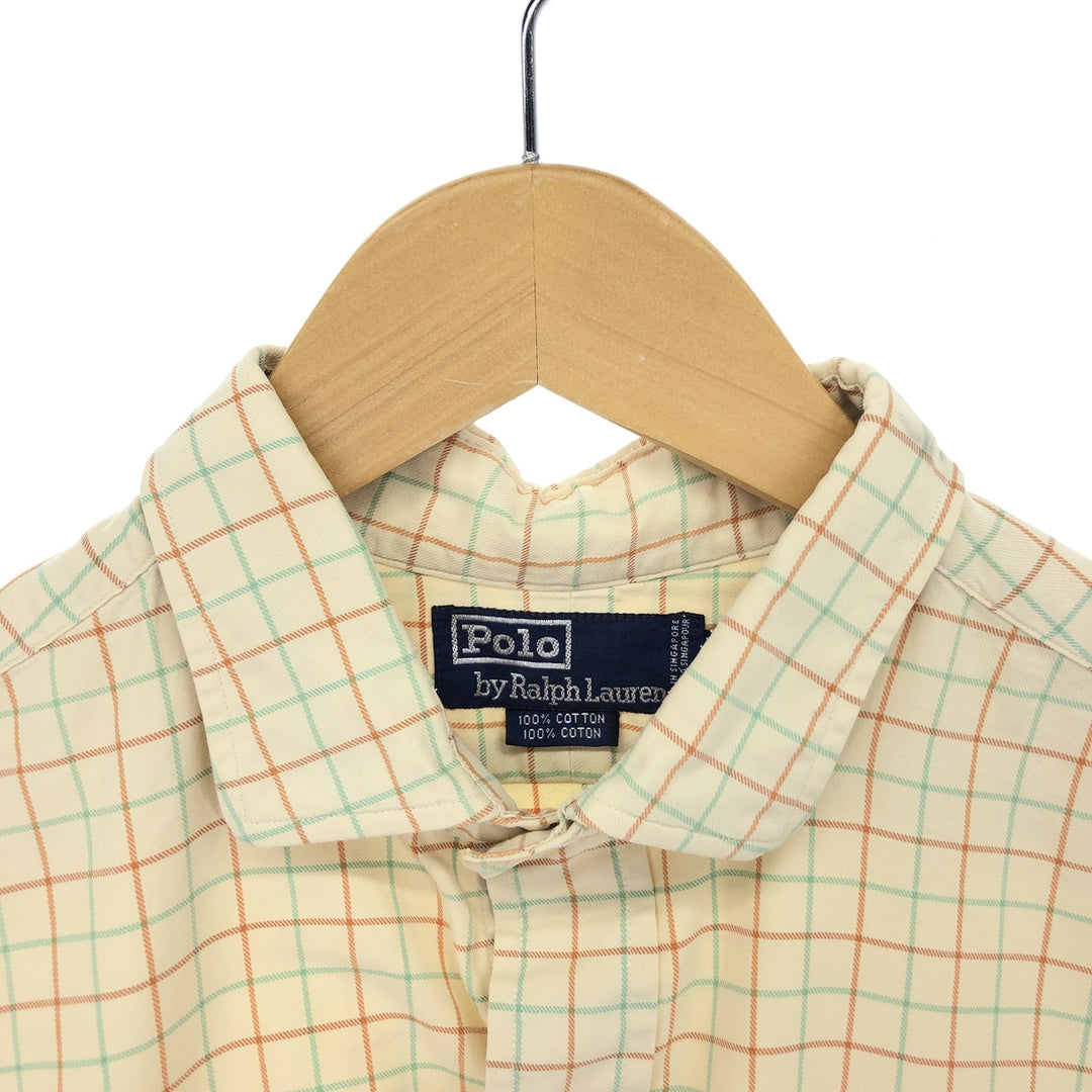 Ralph Lauren POLO by Ralph Lauren Long Sleeve Check Shirt Men's XL /eaa454043