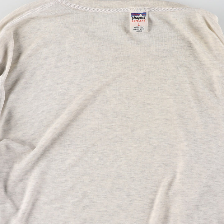 90'S Patagonia Capilene Long T-Shirt, Made in USA, Men's L, Vintage / eaa454086