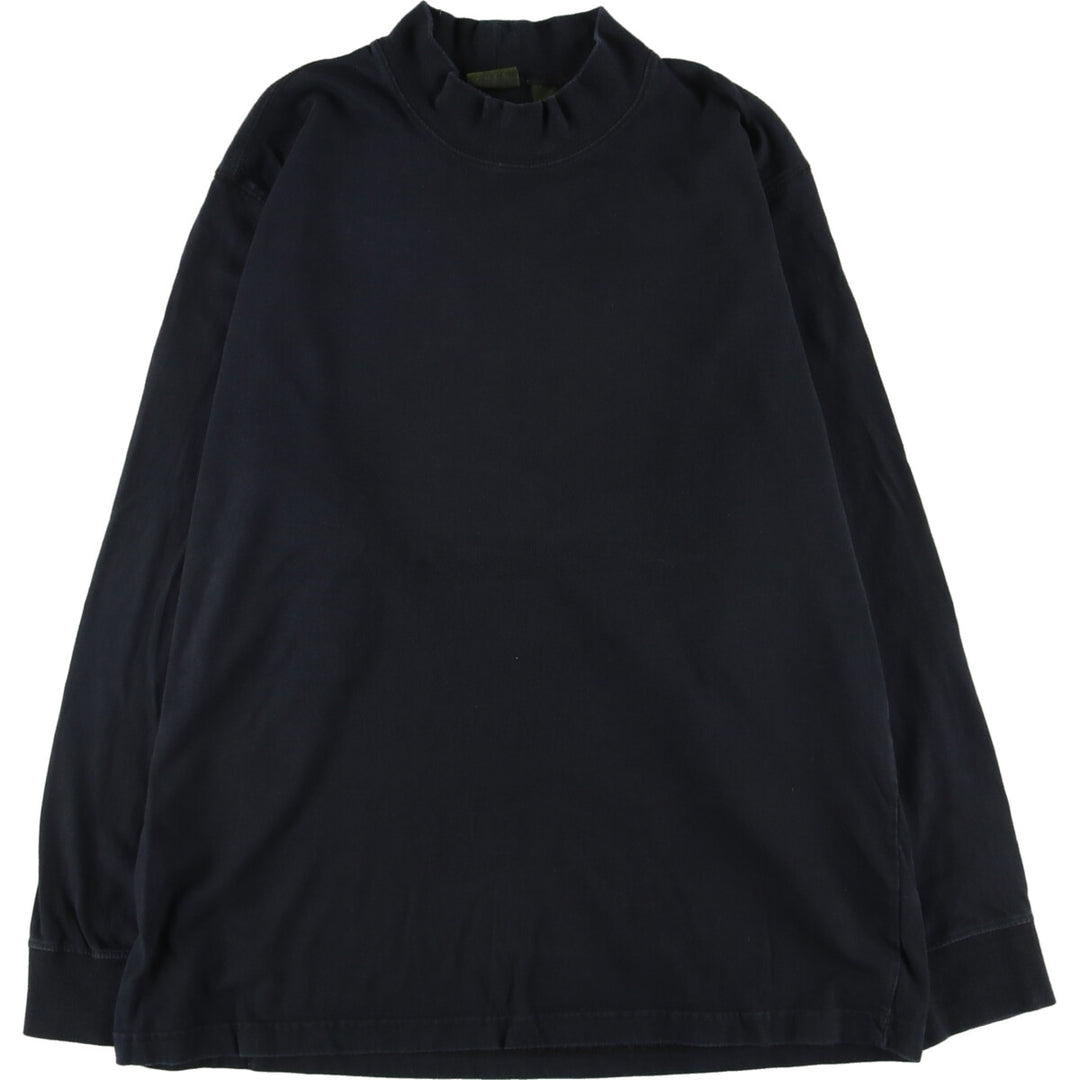 Eddie Bauer Long T-shirt, Men's L cotton black type Vintage Second Hand