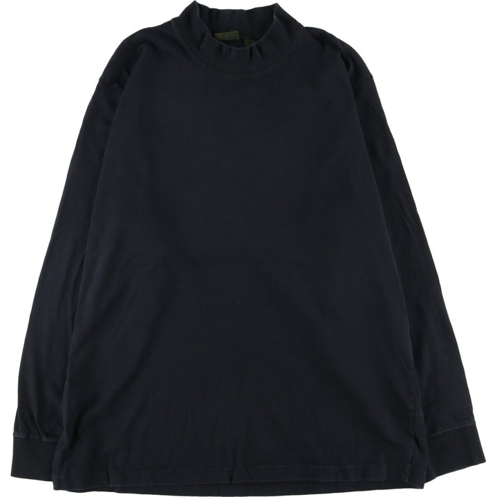 Eddie Bauer Long T-shirt, Men's L cotton black type Vintage Second Hand