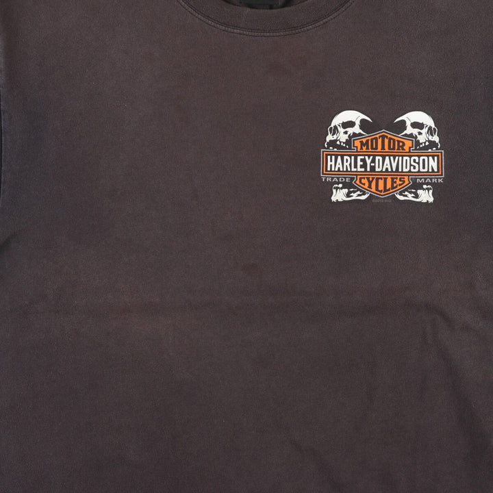 Harley-Davidson Back Print Motorcycle Bike T-Shirt Men's L /eaa454124