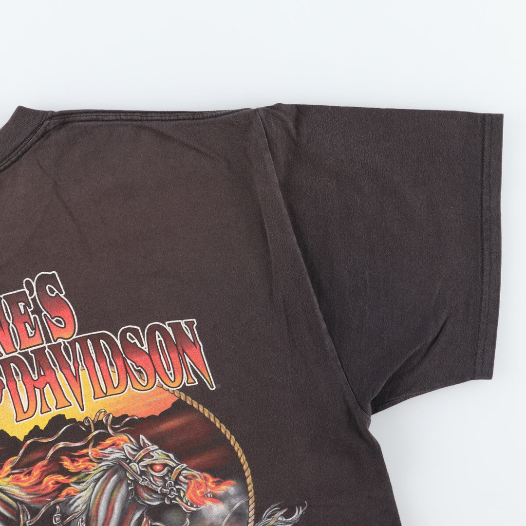 Harley-Davidson Back Print Motorcycle Bike T-Shirt Men's L /eaa454124