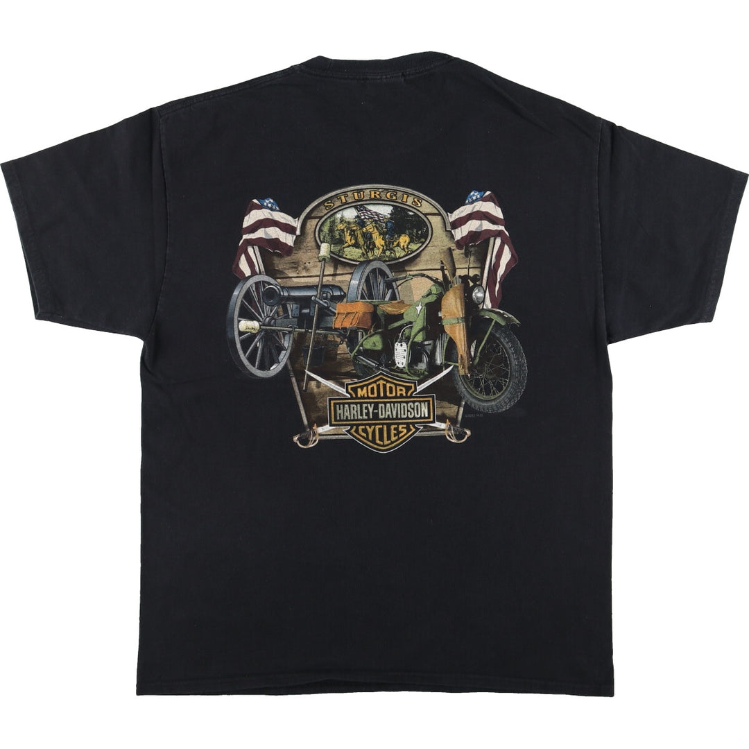 Harley-Davidson Motorcycle Bike T-shirt Men's L /eaa454131