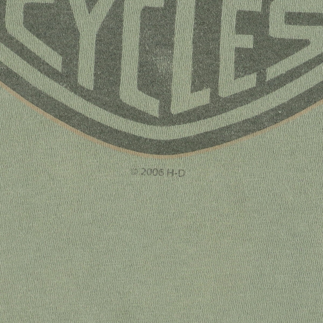 00'S Harley-Davidson HANES Motorcycle Bike T-shirt Made in USA Men's XL /eaa454149