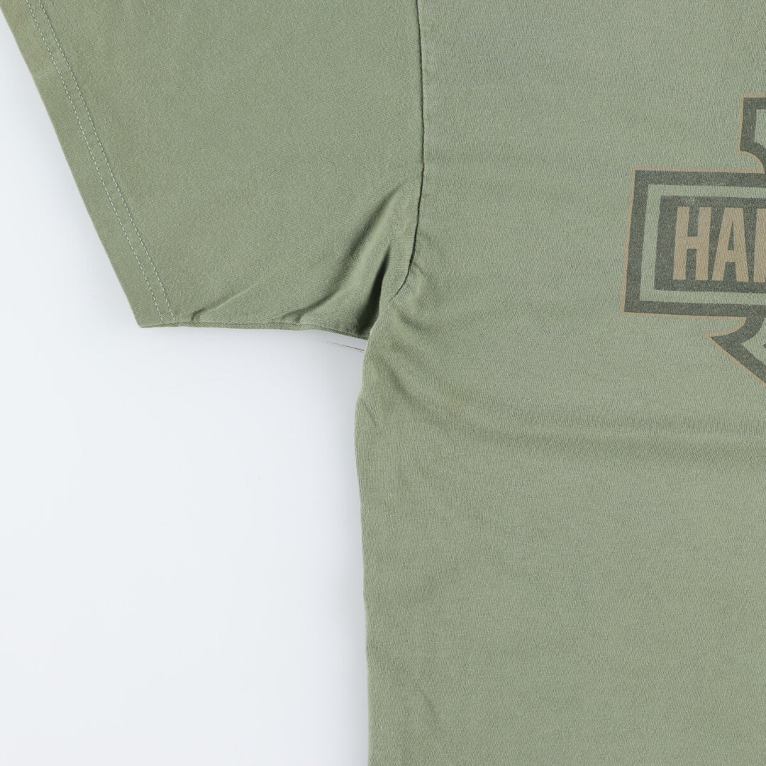 00'S Harley-Davidson HANES Motorcycle Bike T-shirt Made in USA Men's XL /eaa454149