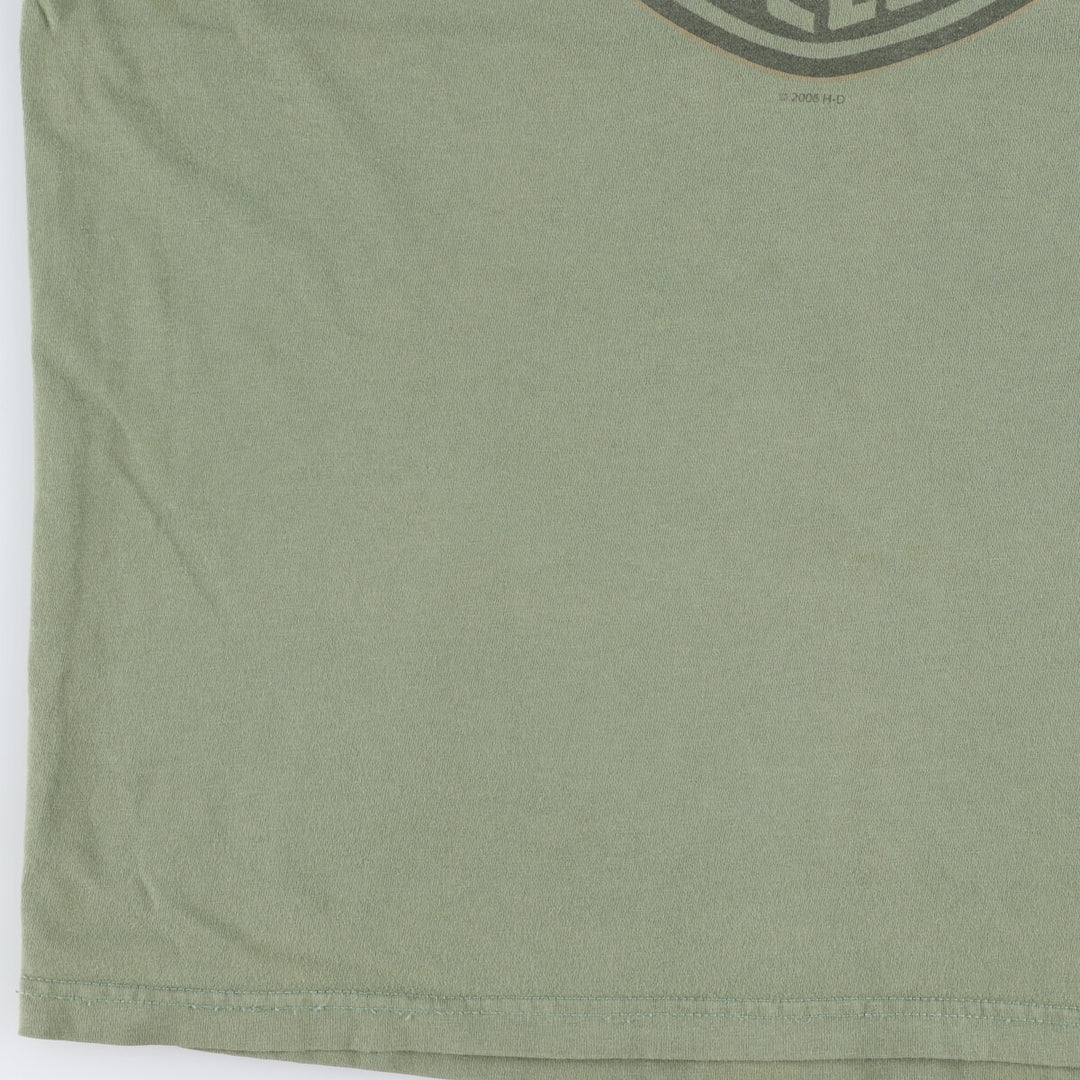 00'S Harley-Davidson HANES Motorcycle Bike T-shirt Made in USA Men's XL /eaa454149