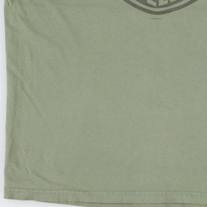 00'S Harley-Davidson HANES Motorcycle Bike T-shirt Made in USA Men's XL /eaa454149