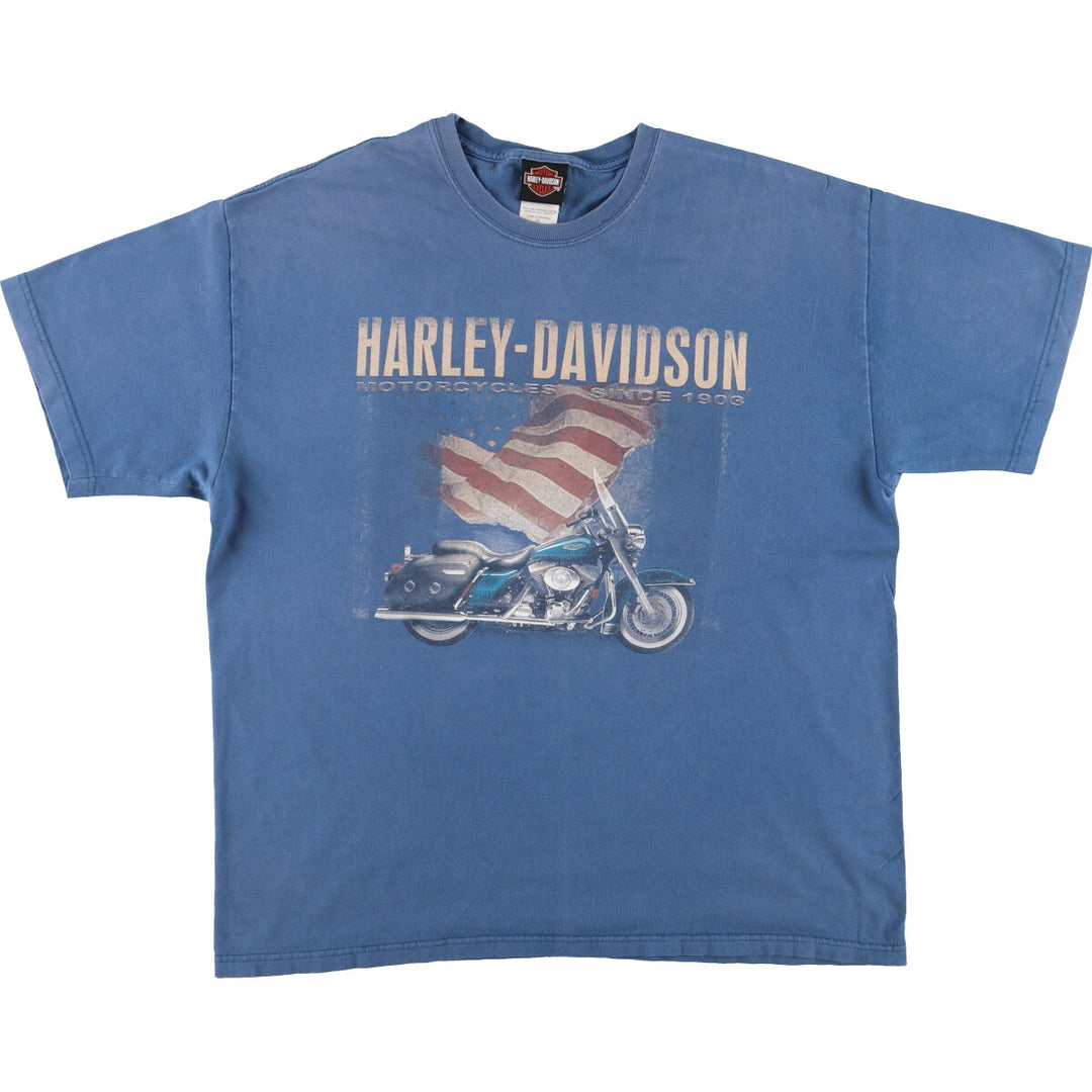 00'S Harley-Davidson HANES Motorcycle Bike T-shirt Made in USA Men's XL /eaa454152