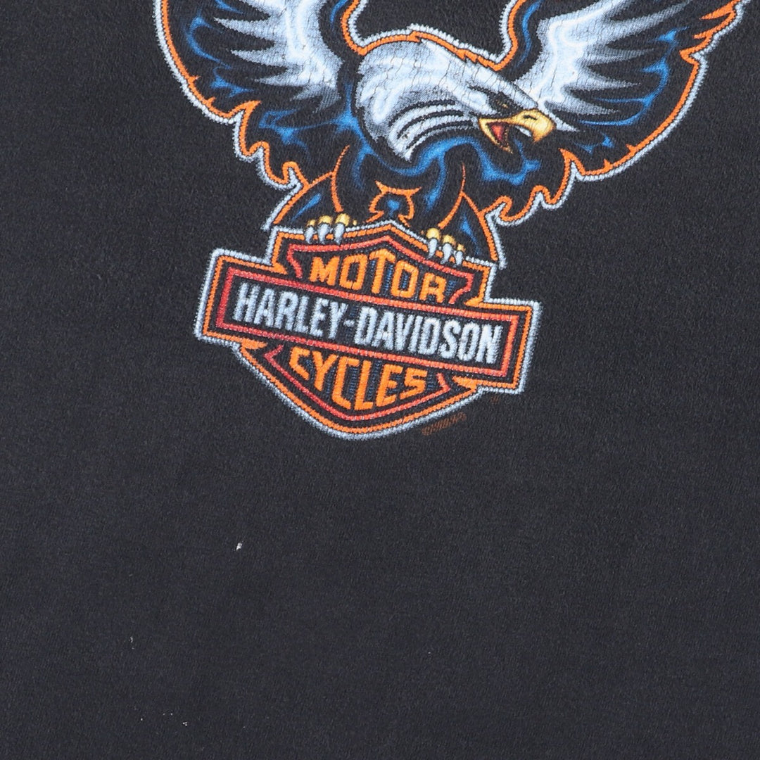 90'S Harley-Davidson Eagle Pattern Motorcycle Bike T-shirt Made in USA Men's XL /eaa454166