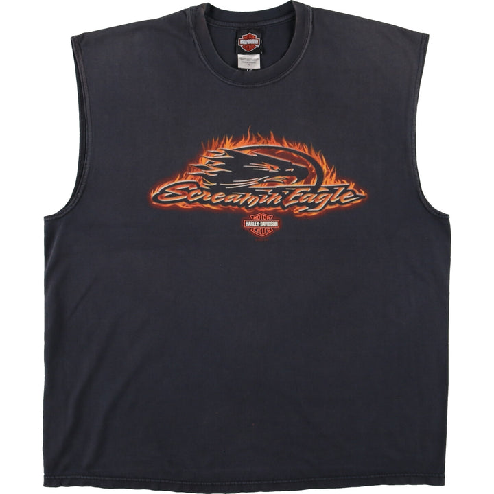 00'S Harley-Davidson Sleeveless Motorcycle Bike T-Shirt Made in USA Men's XL /eaa454167