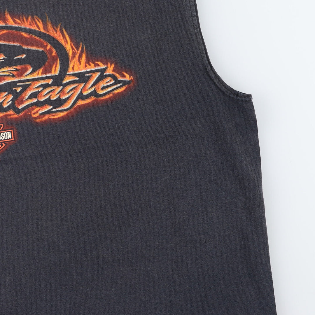 00'S Harley-Davidson Sleeveless Motorcycle Bike T-Shirt Made in USA Men's XL /eaa454167