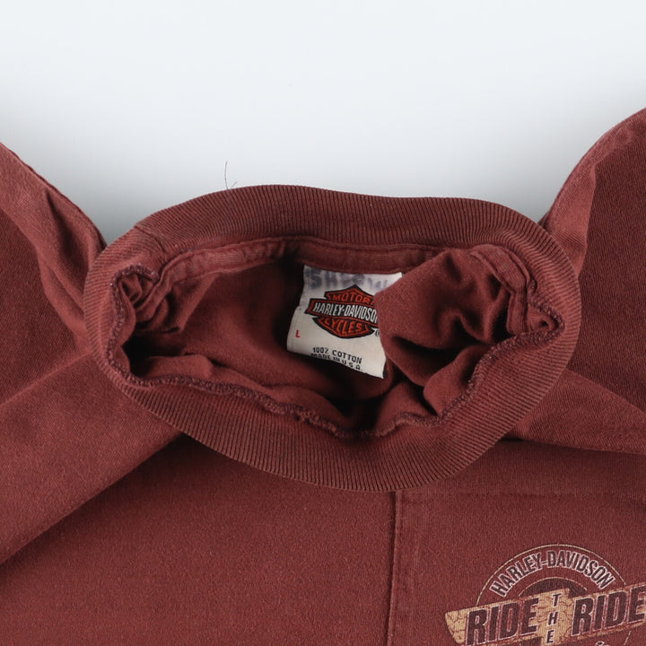 90'S Harley-Davidson Motorcycle Bike T-shirt Made in USA Men's L Vintage /eaa454177