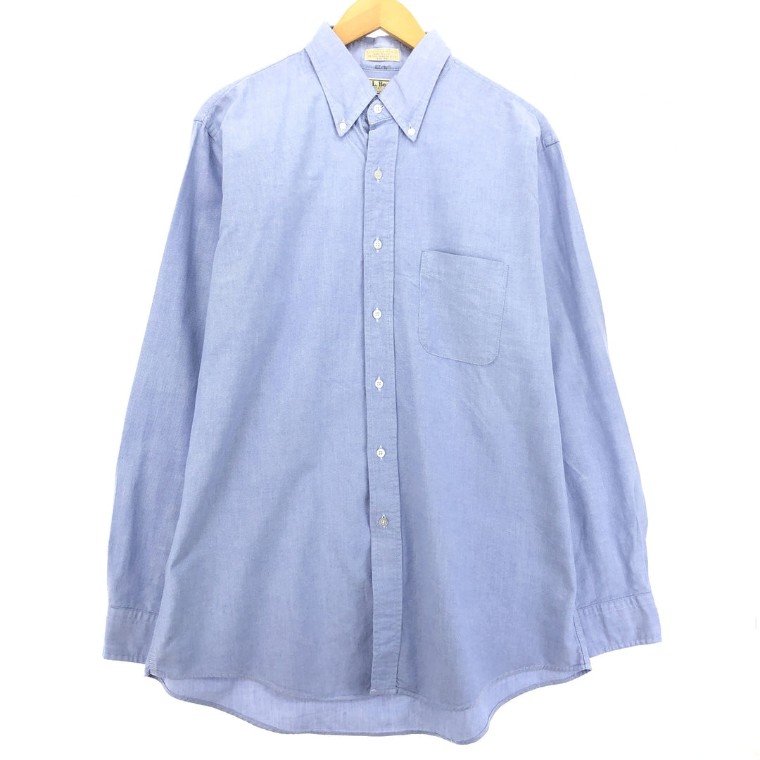 LLBean Long Sleeve Button Down Shirt Made in USA Men's L /eaa454223