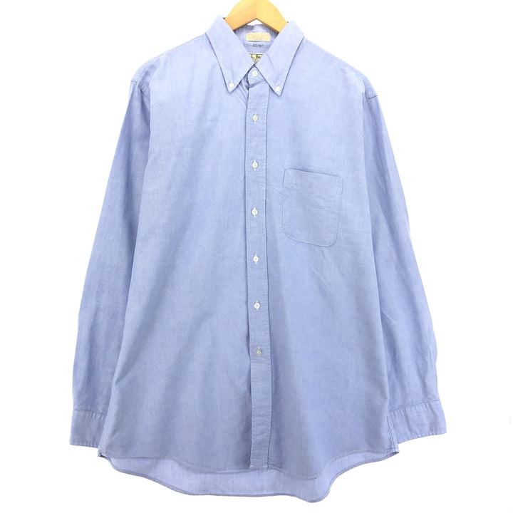 LLBean Long Sleeve Button Down Shirt Made in USA Men's L /eaa454223