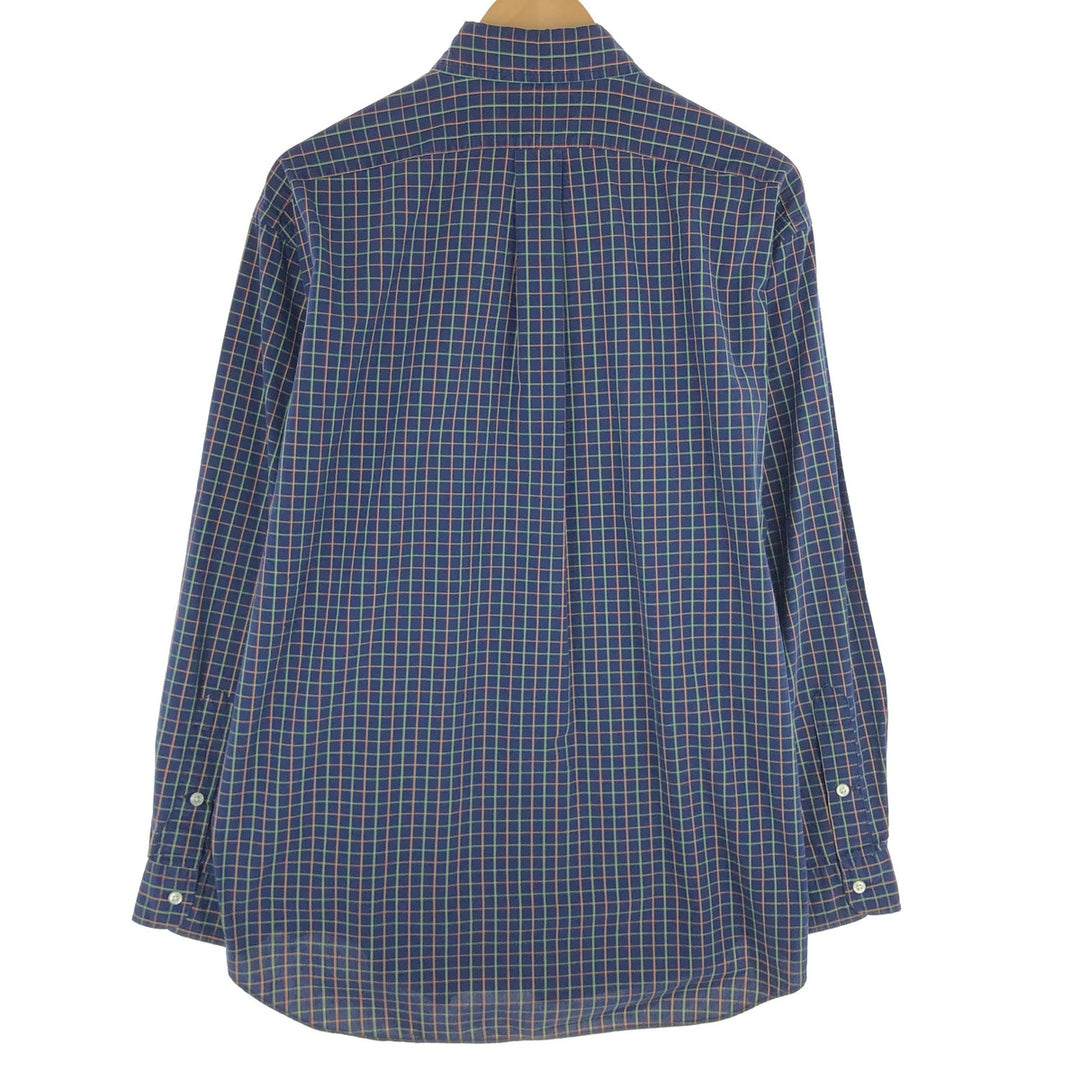 RALPH LAUREN BLAKE Long Sleeve Button Down Check Shirt Men's L /eaa454265