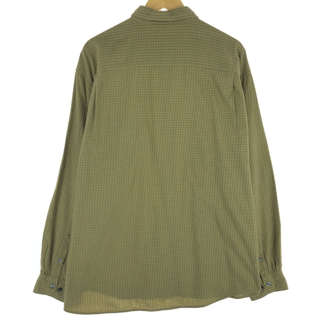 Eddie Bauer Long Sleeve Button Down Check Shirt Men's XL /eaa454297