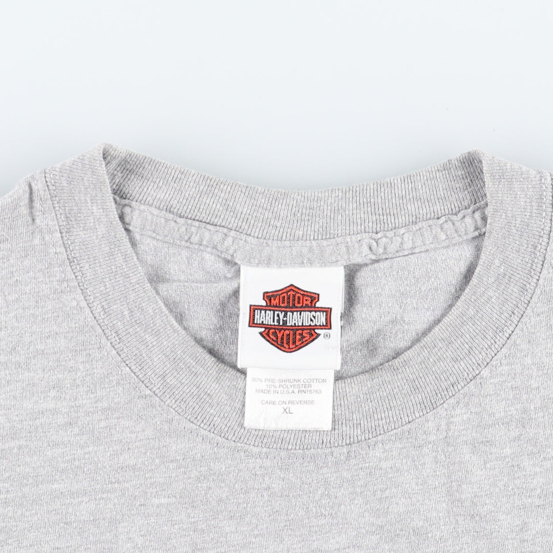 00'S Harley-Davidson Motorcycle Bike T-shirt Made in USA Men's XL /eaa454311