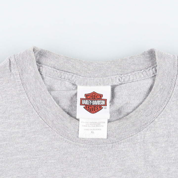 00'S Harley-Davidson Motorcycle Bike T-shirt Made in USA Men's XL /eaa454311