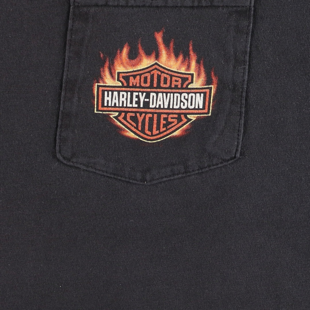 00'S Harley-Davidson Motorcycle Bike T-shirt Men's L /eaa454312